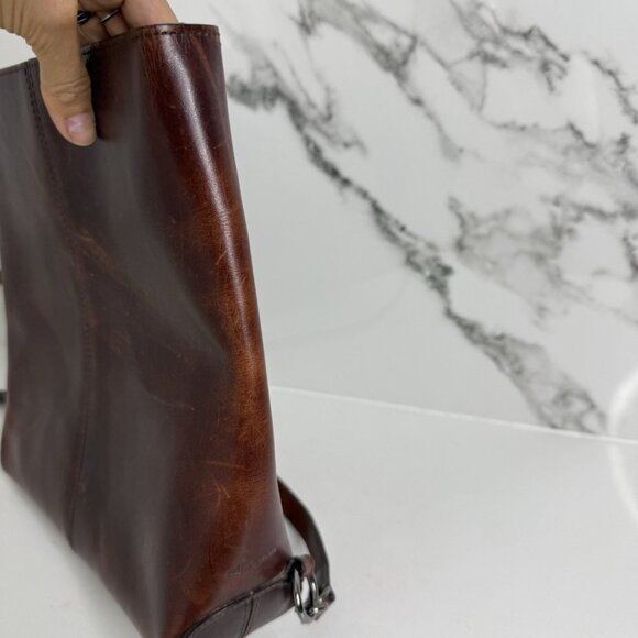 ELLINGTON Portland Oregon Vintage Authentic Brown Leather Backpack Bag leather - Picture 5 of 15